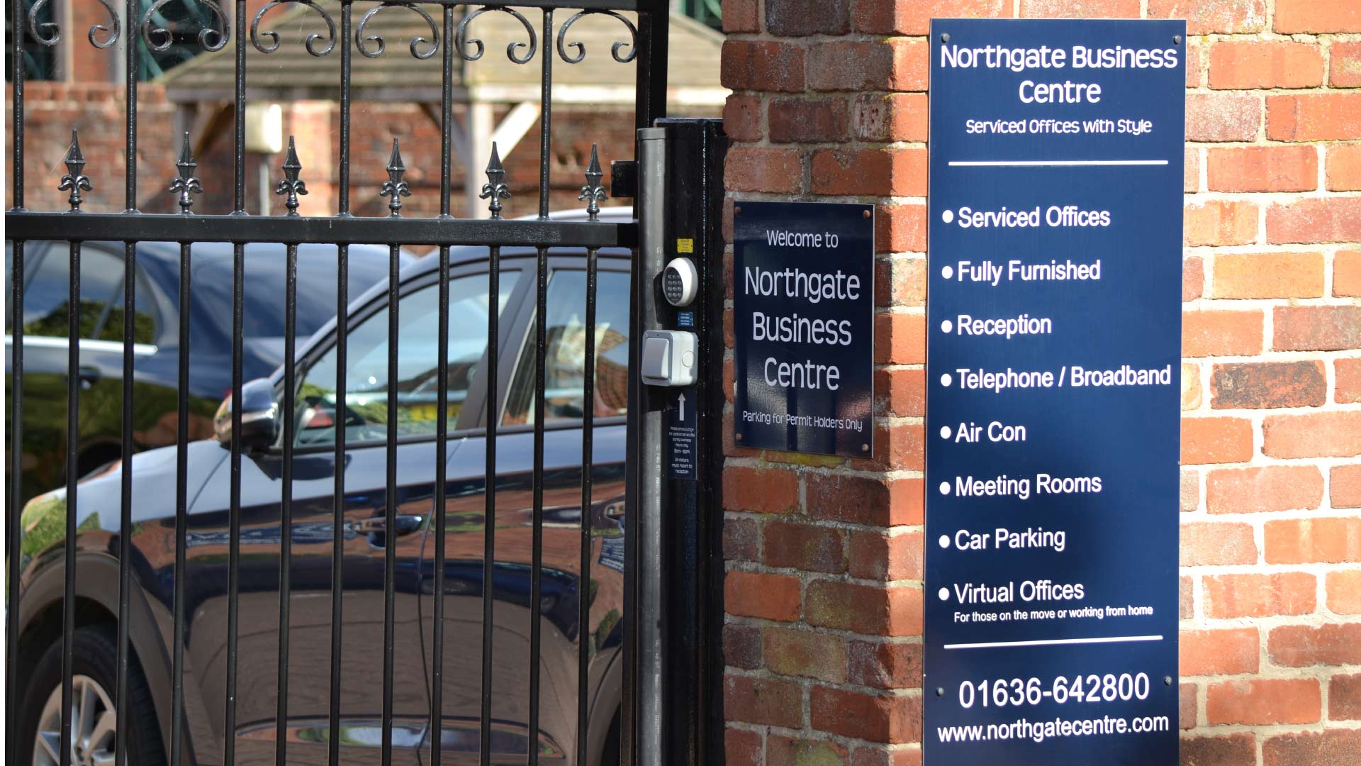 Northgate Business Centre Secure Gated Entrance